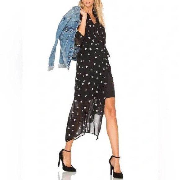 L'Academie Dresses & Skirts - Revolve / L'Academie The Long Sleeve Shirt Dress in Ditsy Floral
